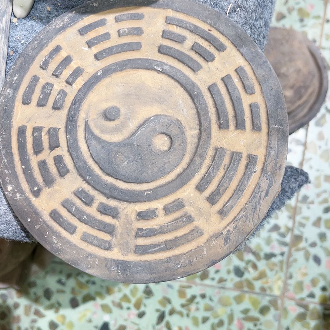 心**静瓦当摆件茶台的一