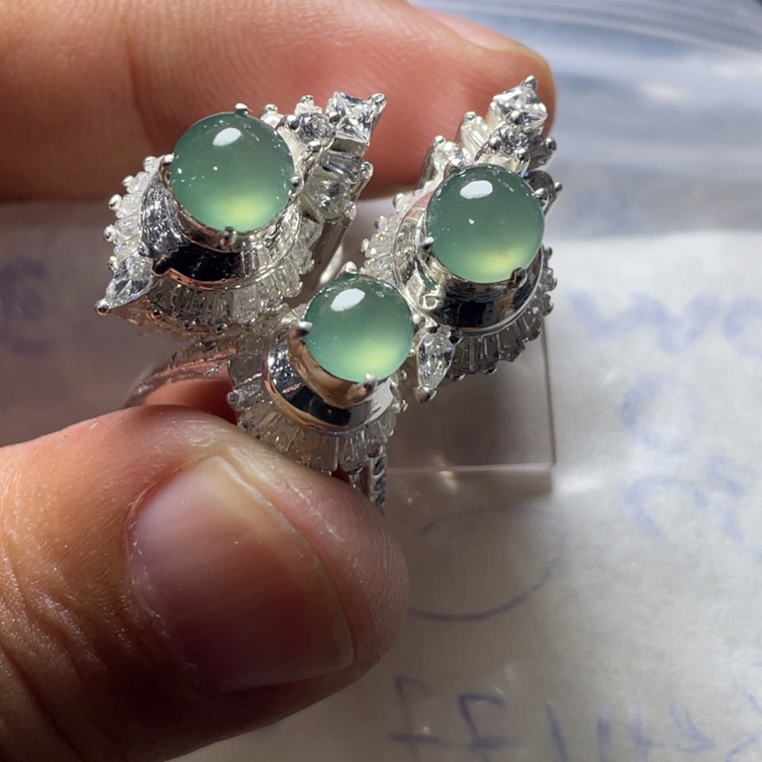 未镶嵌定制翡翠套装