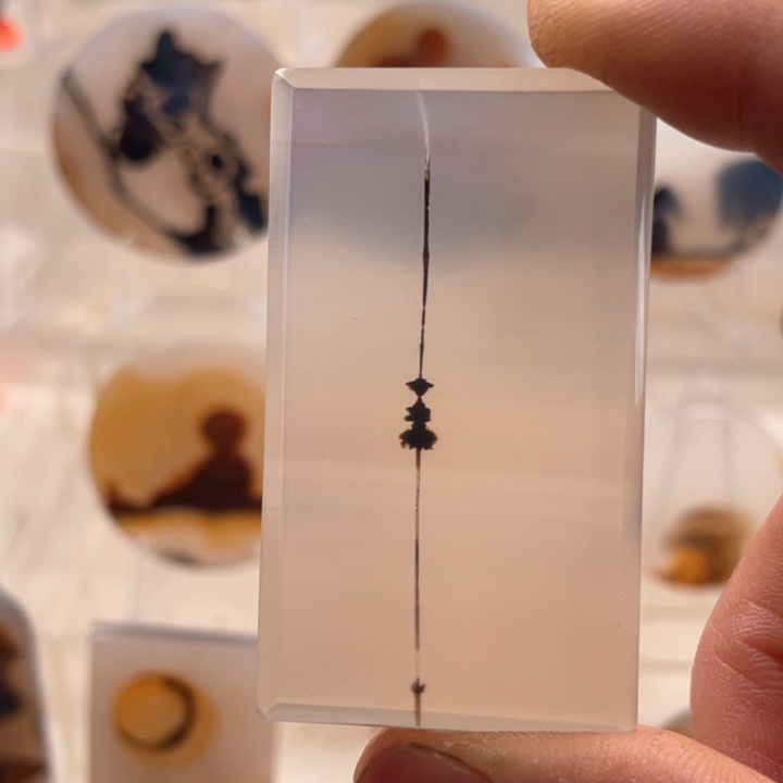 未镶嵌吊坠(不含链)玛瑙/玉髓石*歌