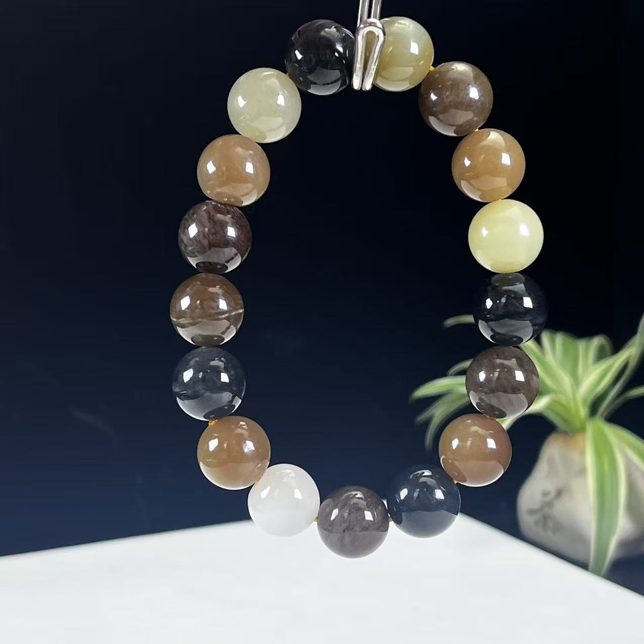 A313 和田玉多宝手链 HY26362711