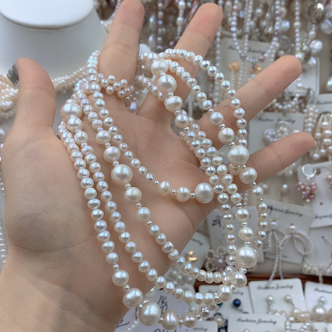 B***乖银S925镶嵌耳饰淡水珍珠