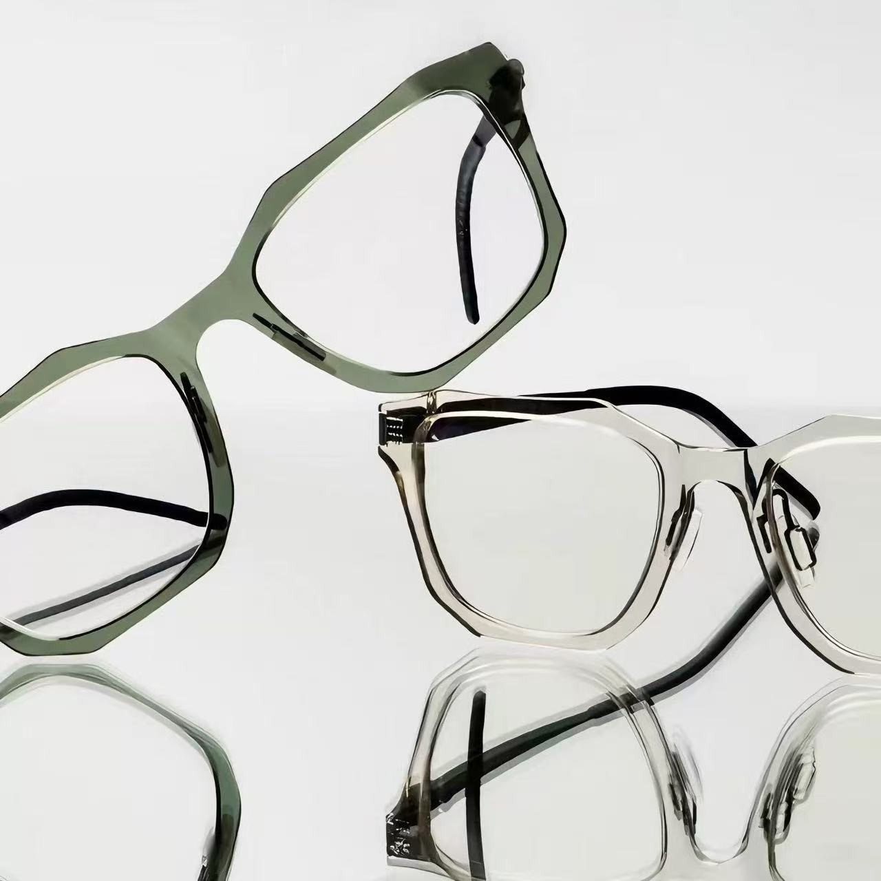 设计师木后玩家潮流时尚休闲眼镜架素颜镜