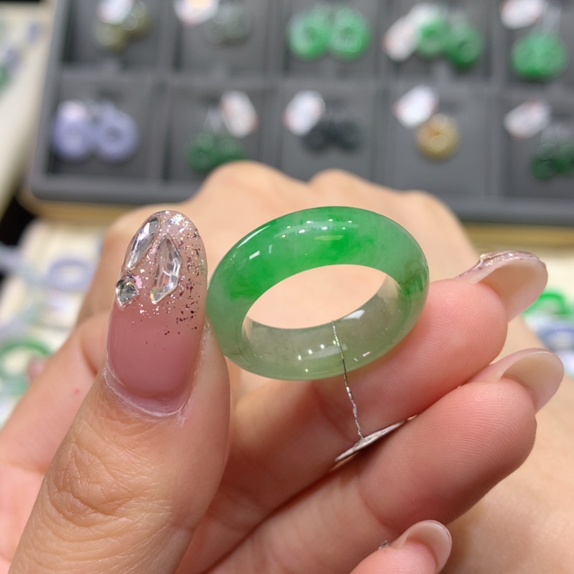 【闪购商品】翡翠戒指未镶嵌14.15号