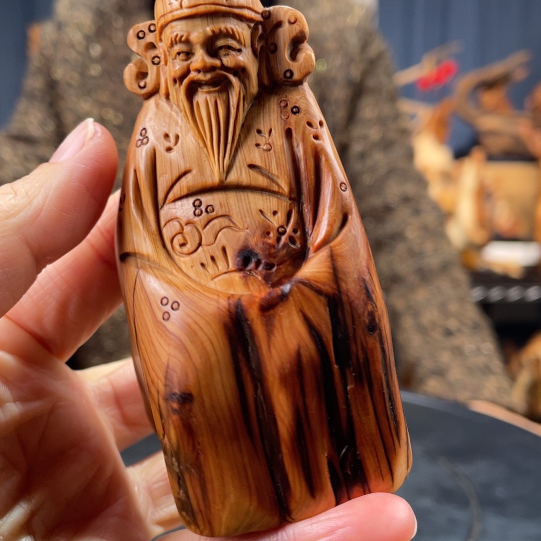 柏木（崖柏）手把件