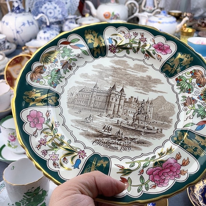 中古欧瓷盘子杯子