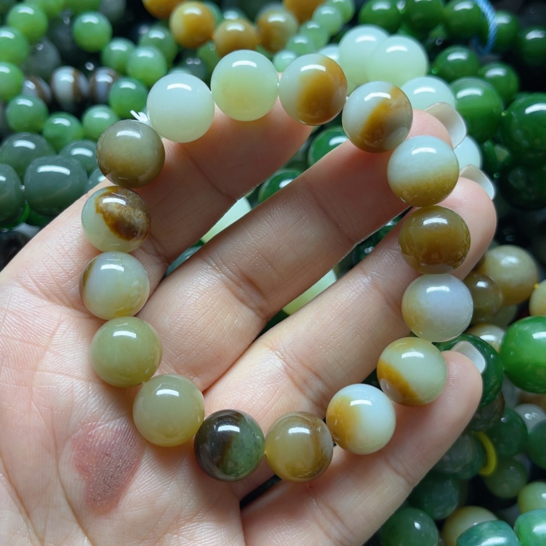 和田玉手链未镶嵌