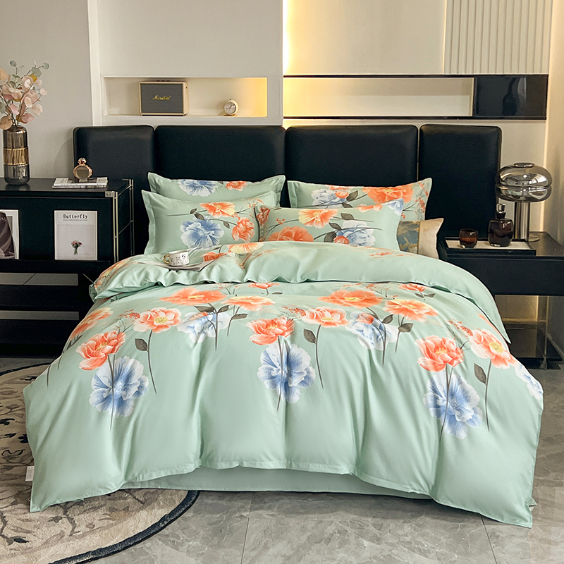 新款加厚磨毛铂金绵四件套W