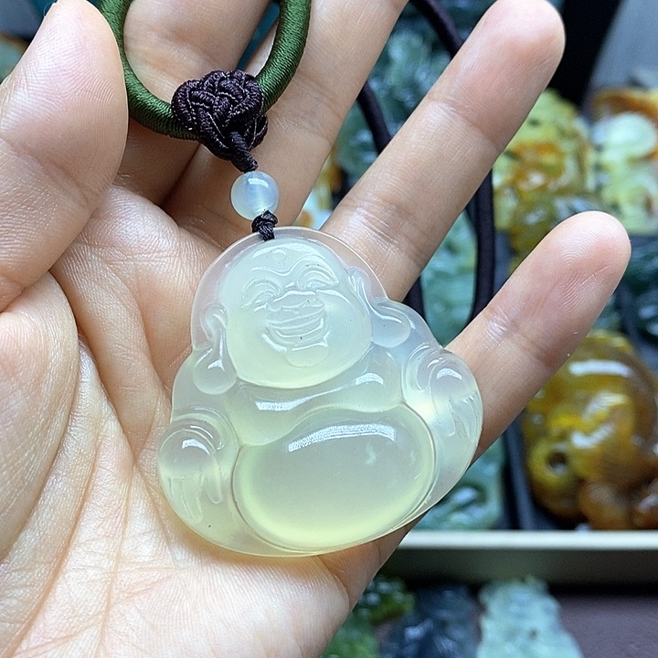 蛇纹石玉未镶嵌挂件
