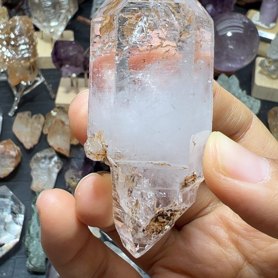 石材水胆双尖红泥骸骨不退不换