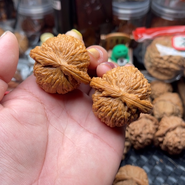 把件文玩核桃41球白