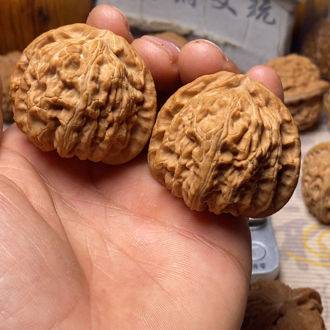 【闪购商品】文玩核桃把件墨**晖核桃