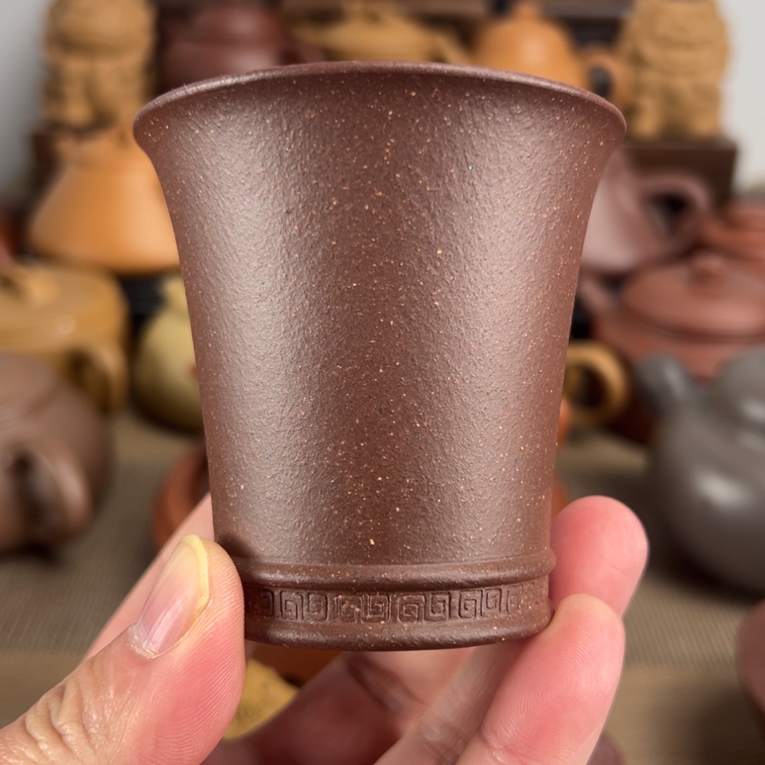 紫砂茶壶底槽清杯子