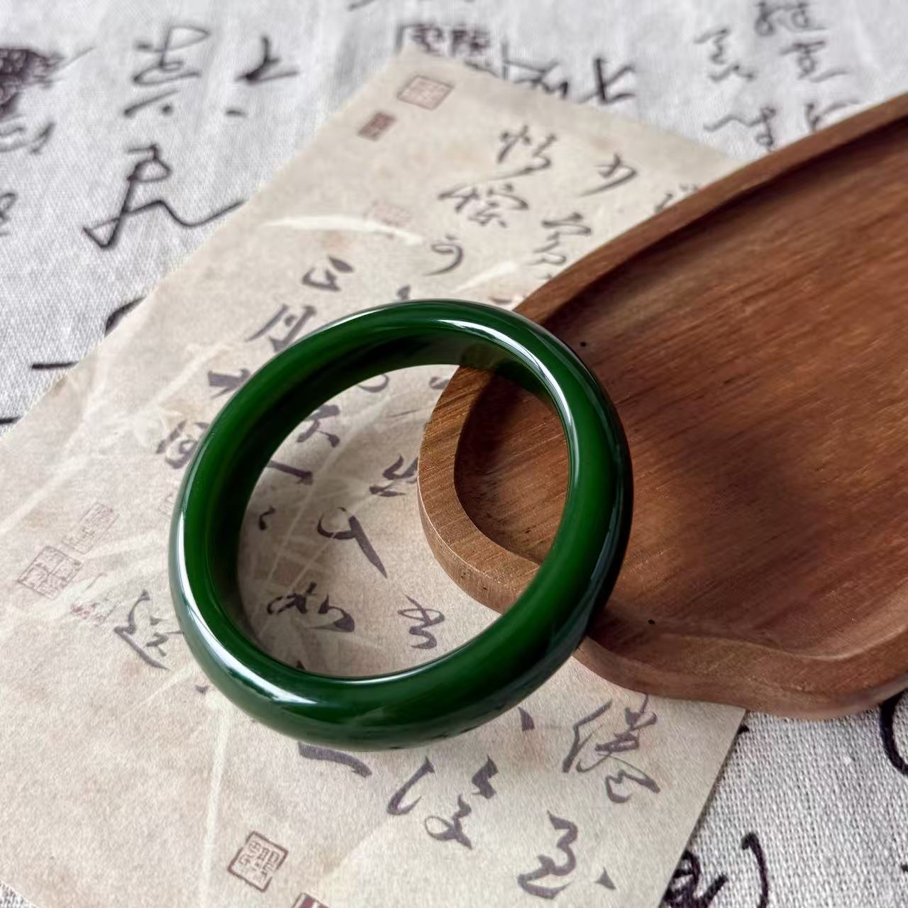 天然辰砂臻选精品文玩手镯HT-001