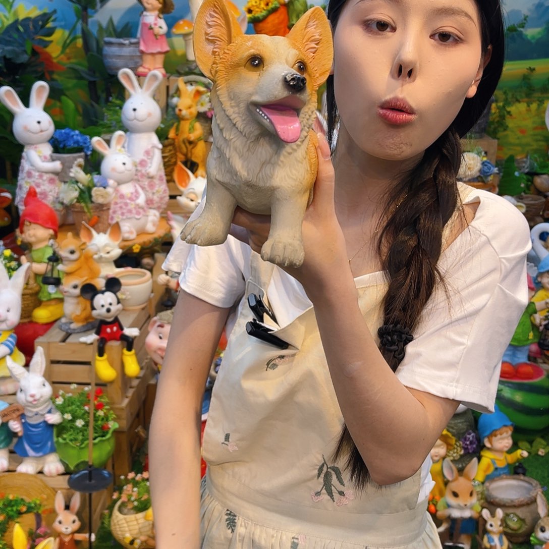 无花朵花园装饰家居摆件