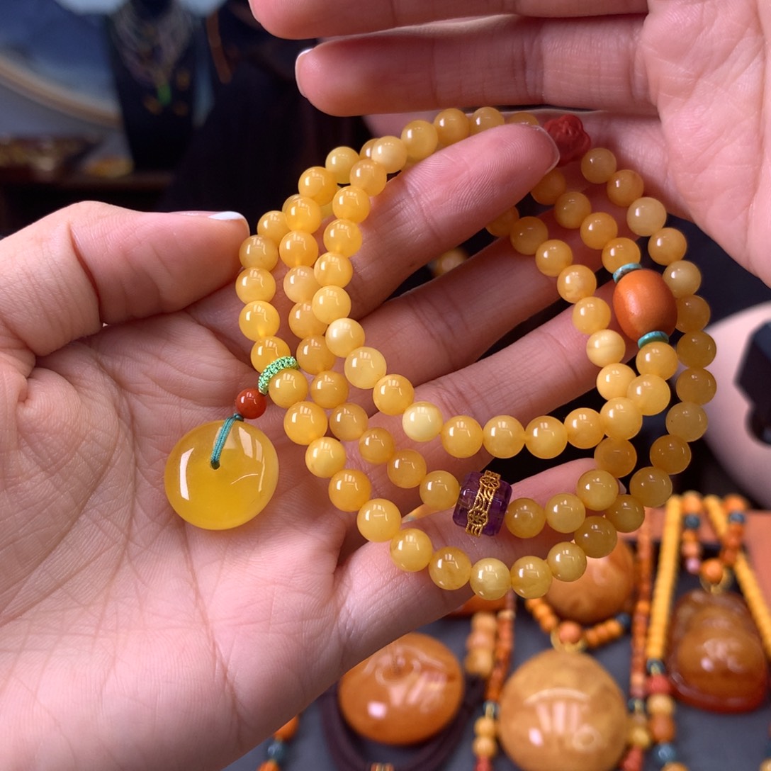 手串蜜蜡未镶嵌天然