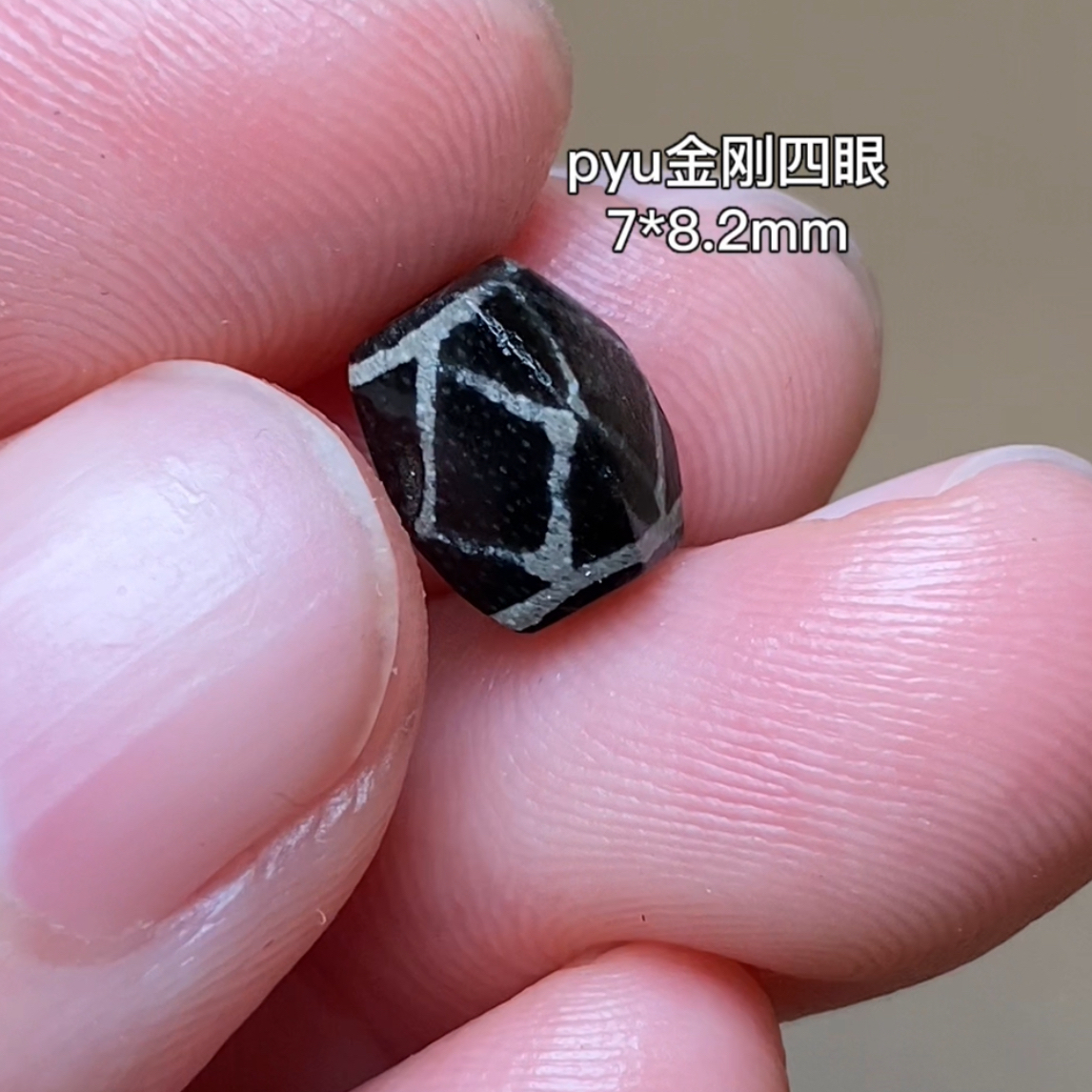 pyu金刚四眼 千年古珠 有细节视频找客服