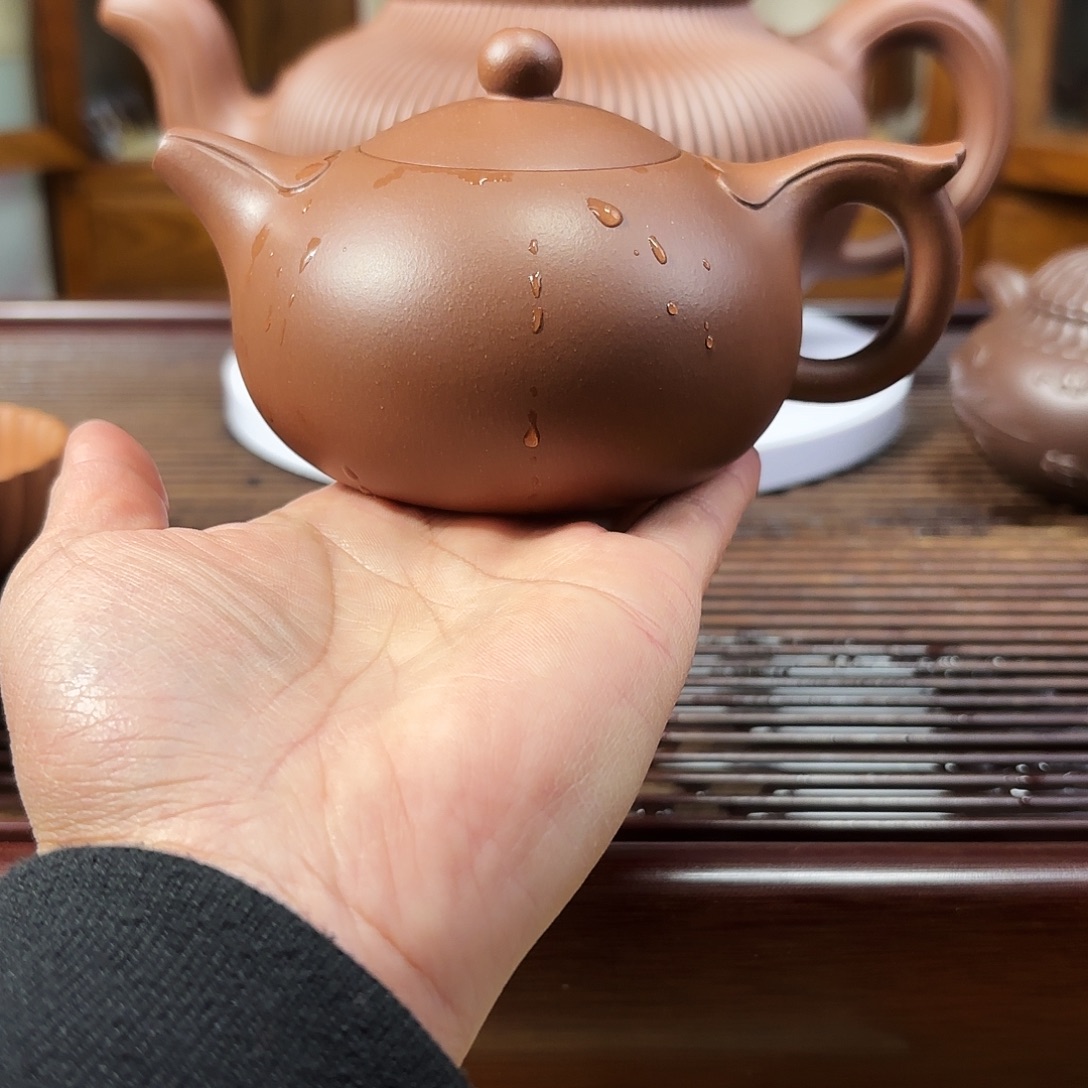 如***心茶壶紫砂精品手工制作