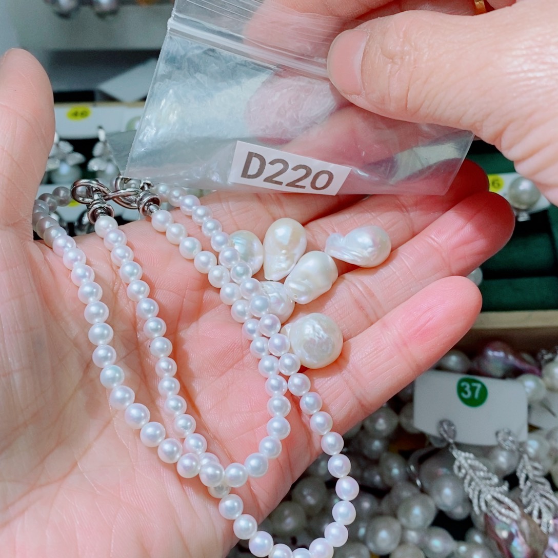 橙***子银S925镶嵌淡水珍珠其他