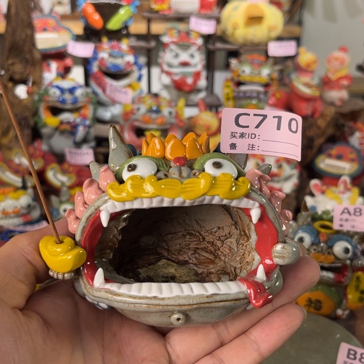 泥塑纯手工茶宠摆件