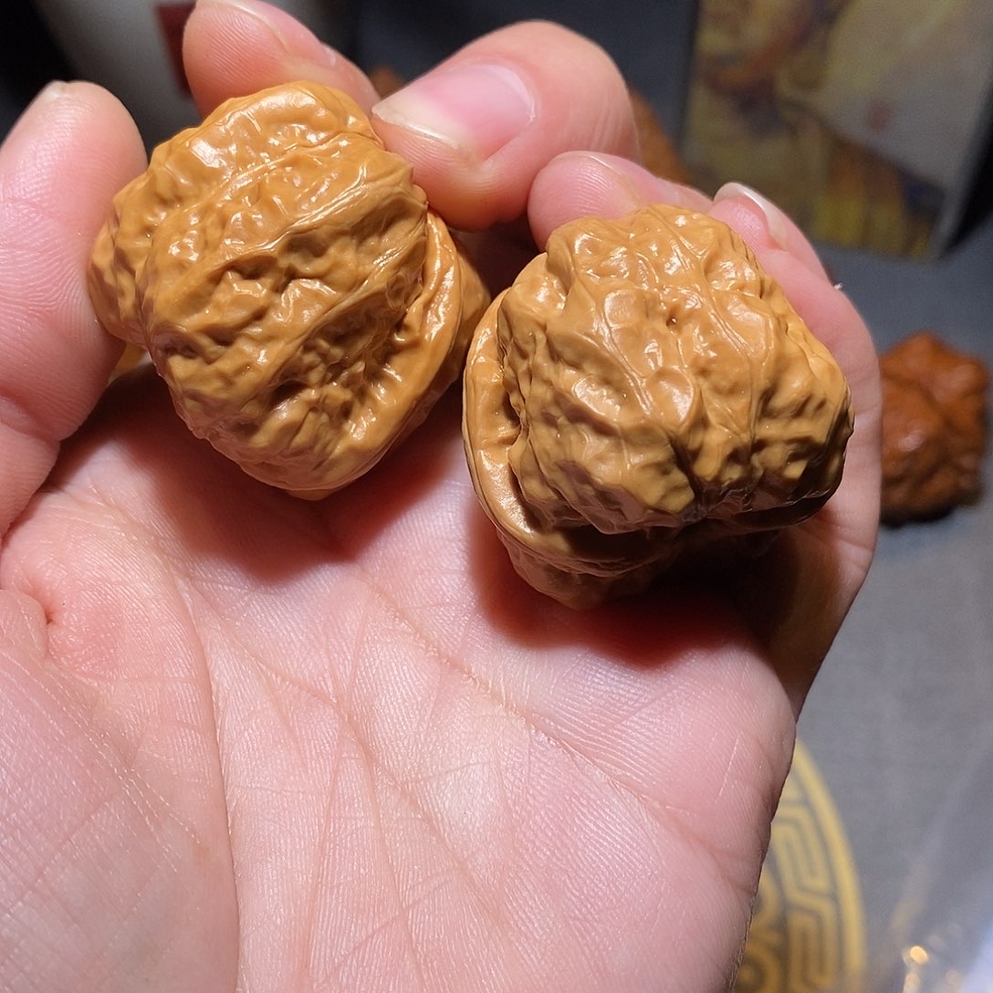 文玩核桃把件全品35尺怀柔蛤蟆头