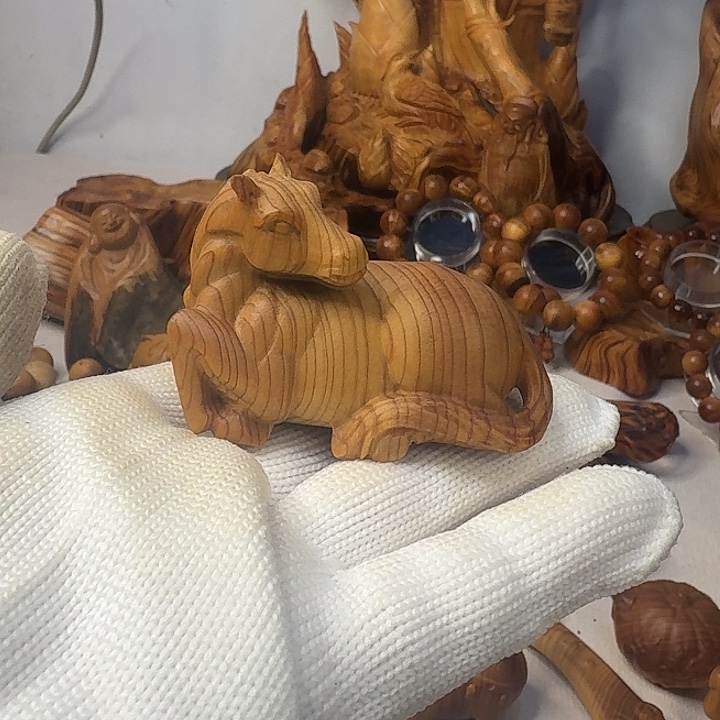 崖柏精品太行崖柏手把件