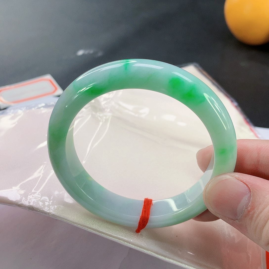 翡翠手镯未镶嵌021缅甸天然翡翠A货