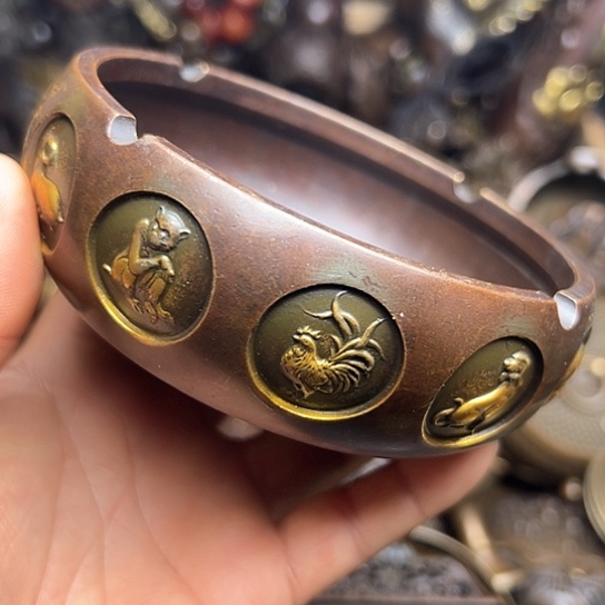 铜制工艺把玩摆件