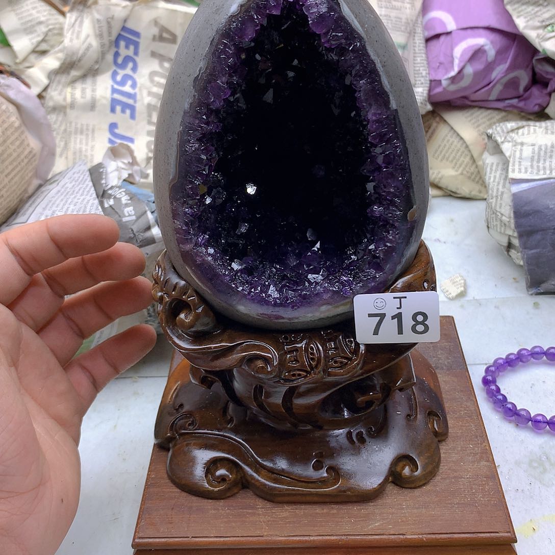 紫晶大型摆件（非配饰）未镶嵌
