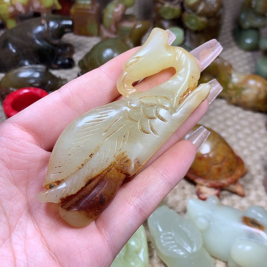 白玉菩提吊坠挂件