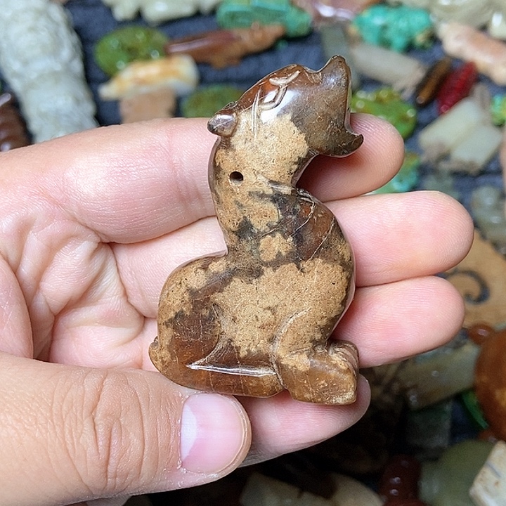 和田玉未镶嵌颈饰189