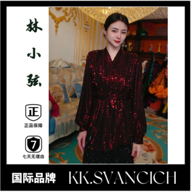 0238-1红色显瘦时尚春季女装纯色衬衫防晒长袖气质