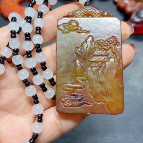 紫金钵盂菩提吊坠