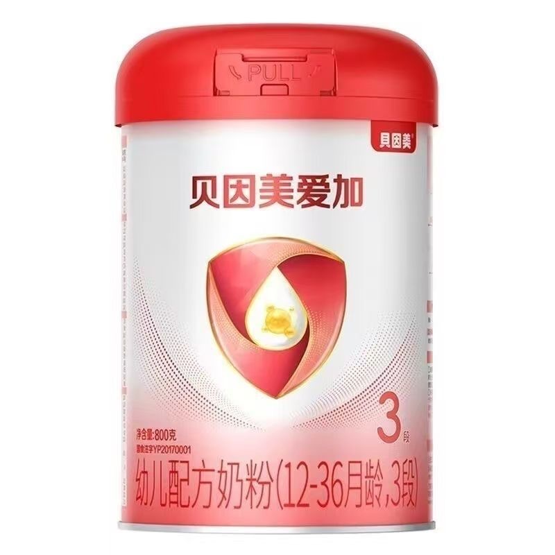 爱加3段幼儿配方牛奶粉800克罐装