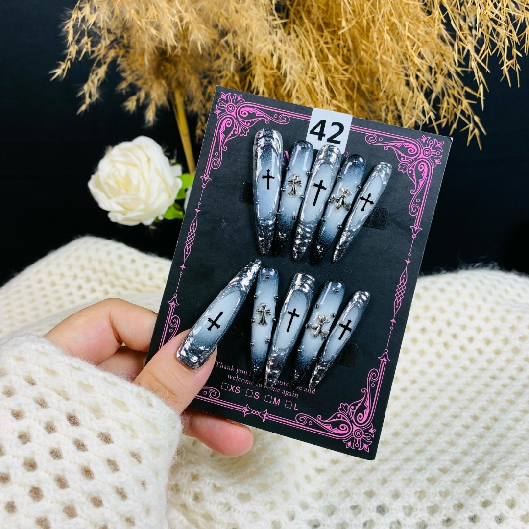 「编号11-100号」秋冬新款纯手工穿戴甲 NO退NO换 介意勿拍