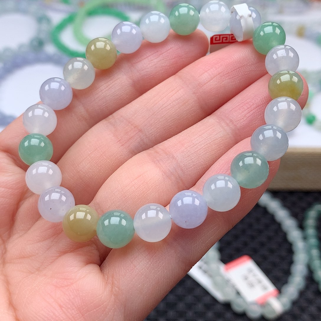 翡翠手链未镶嵌翡翠卡8