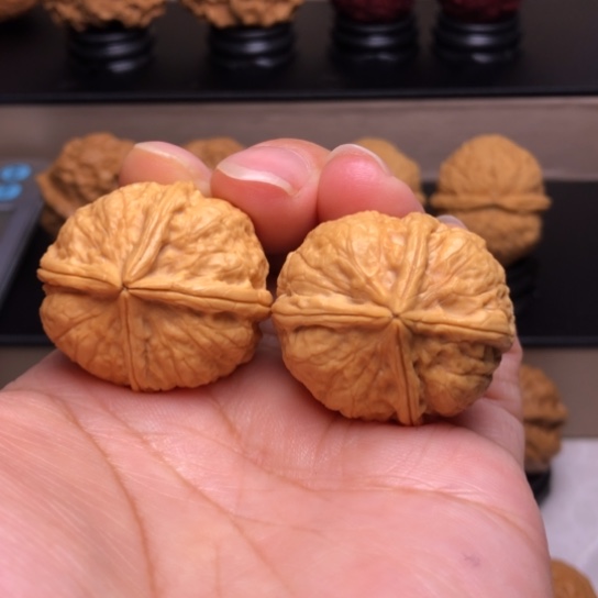 文玩核桃把件骰子四楞14