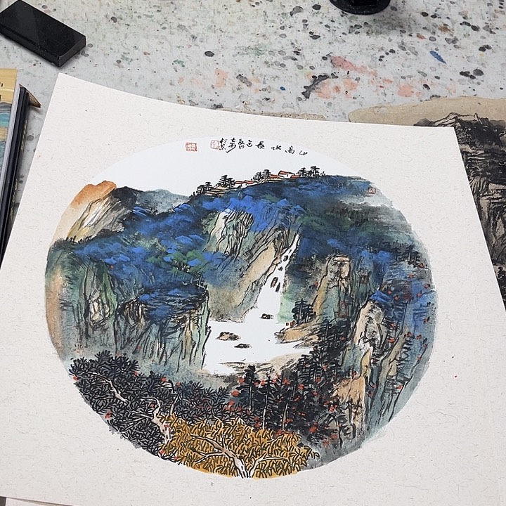 姜奇老师花鸟作品50×50