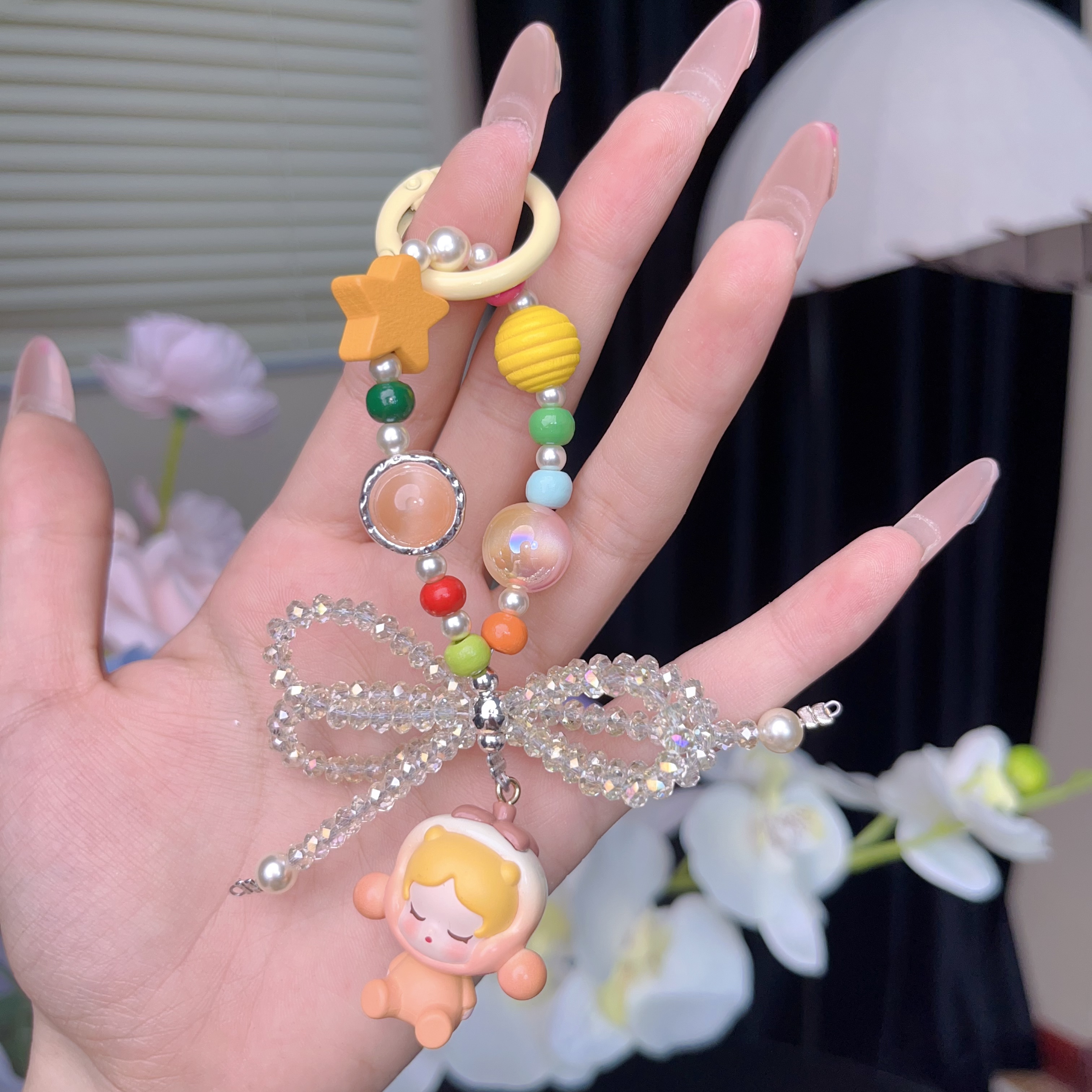 Xbing饰品原创手机挂件防丢手机链挂绳夏季新款840