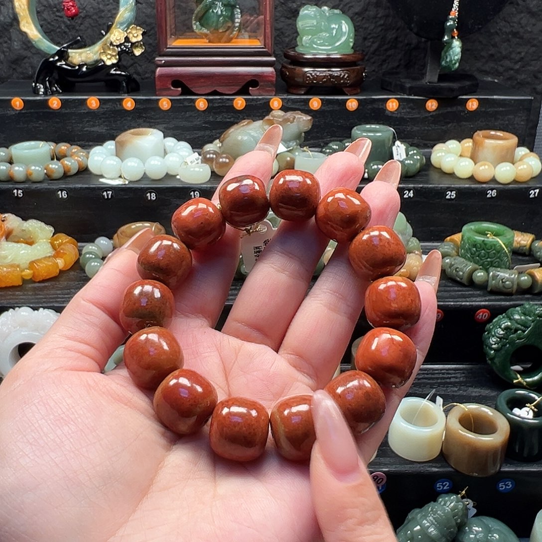 蛇纹石玉未镶嵌戒指