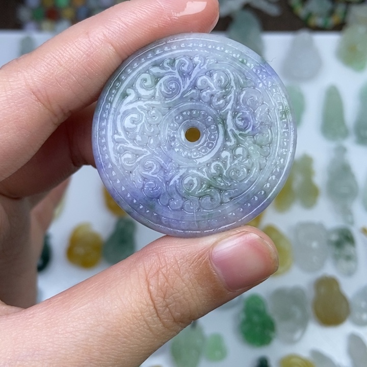 定制翡翠未镶嵌平安扣