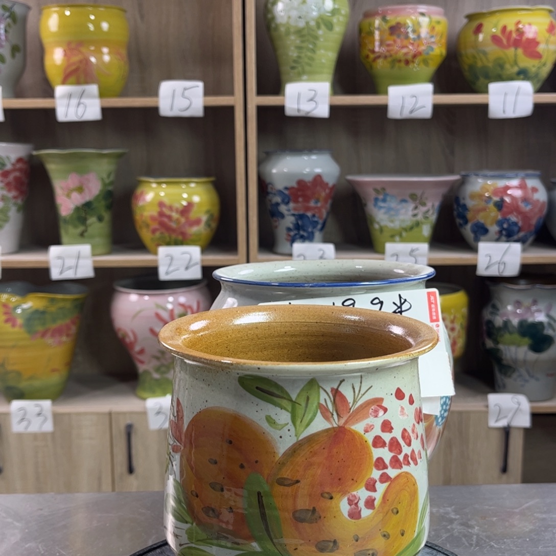 1zp景德镇陶瓷花盆
