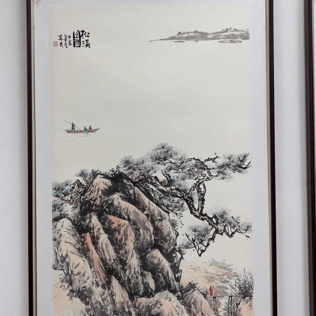 国画艺术家真人手绘