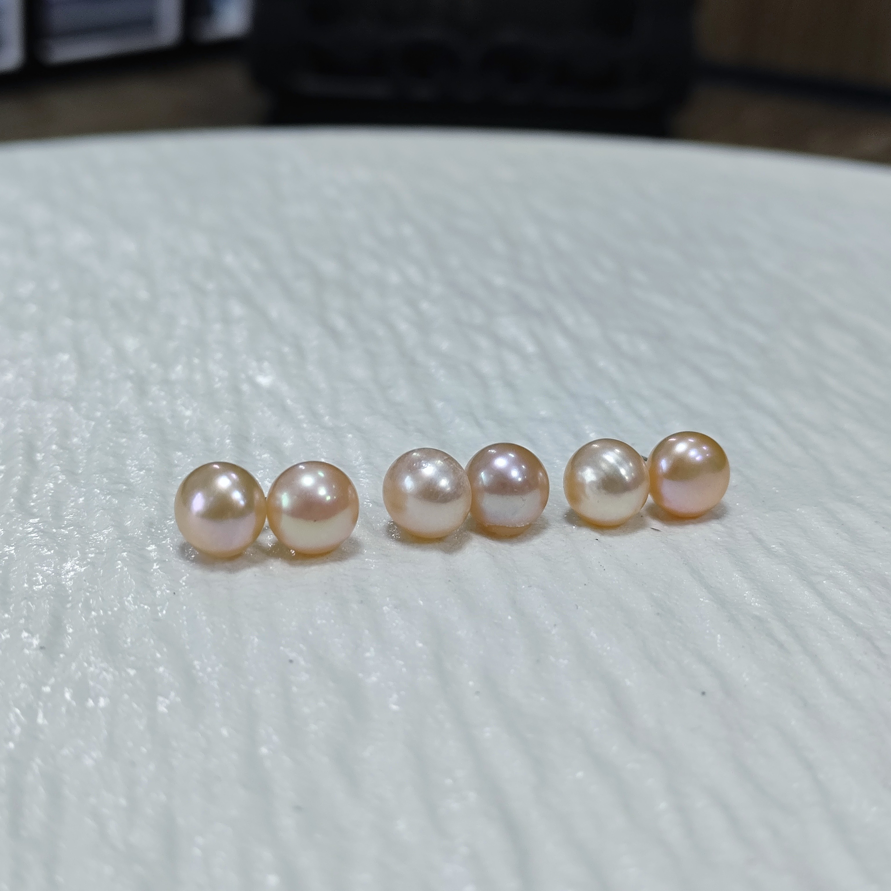 【书记甄选】天然珍珠耳钉 多样性发一件 2086BB