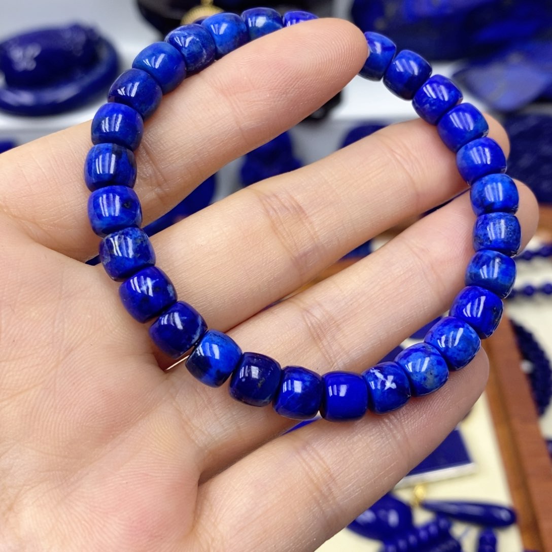 青金石手链未镶嵌