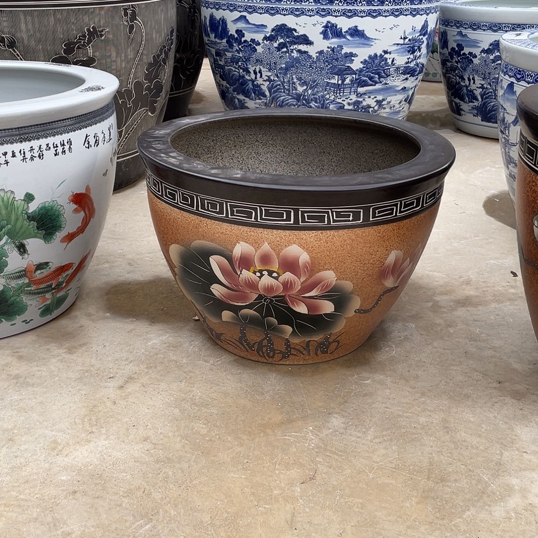 收***的缸瓷器瓷器65高度43瓷器陶瓷