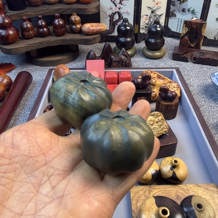 维腊木（绿檀）瓜瓜来财