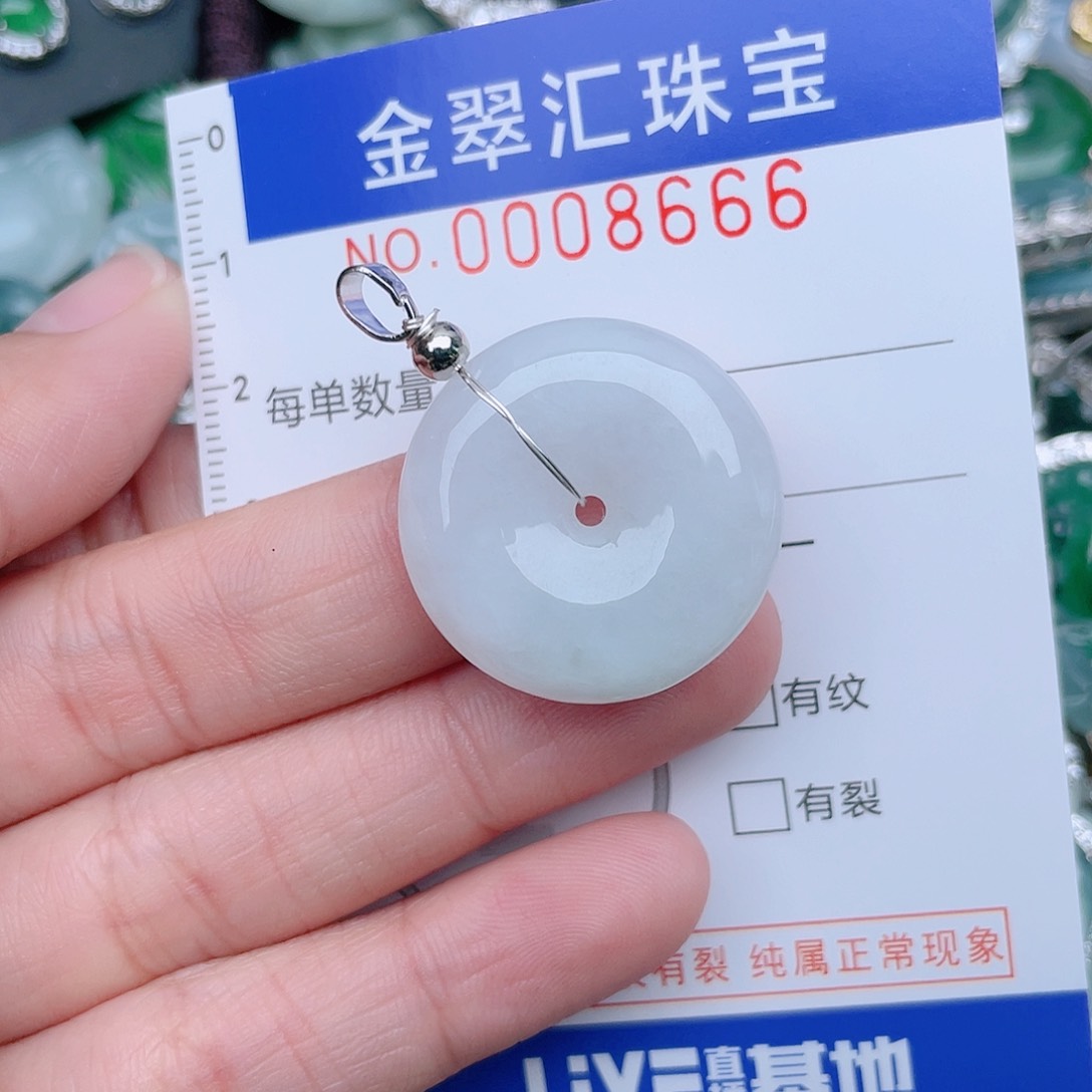 翡翠颈饰未镶嵌8666----