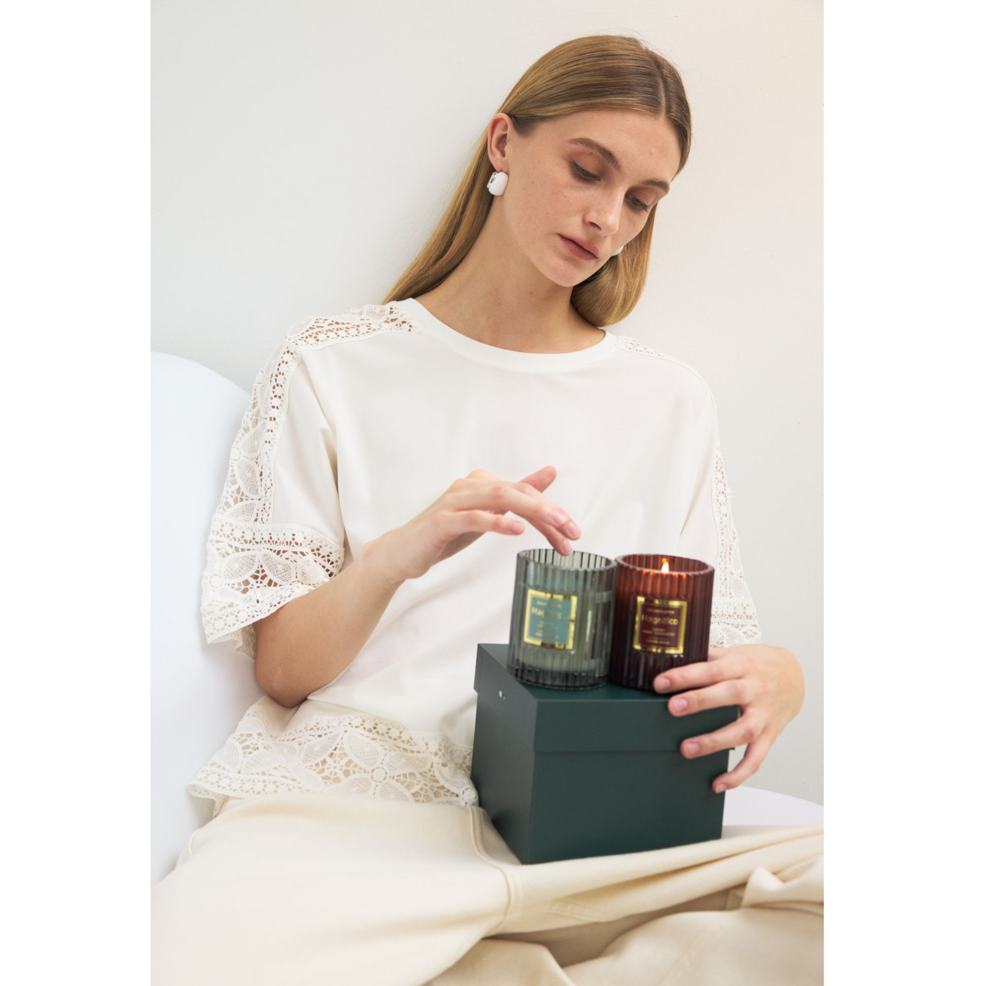 定制 带黑色围巾款  香薰蜡烛 XXLZ