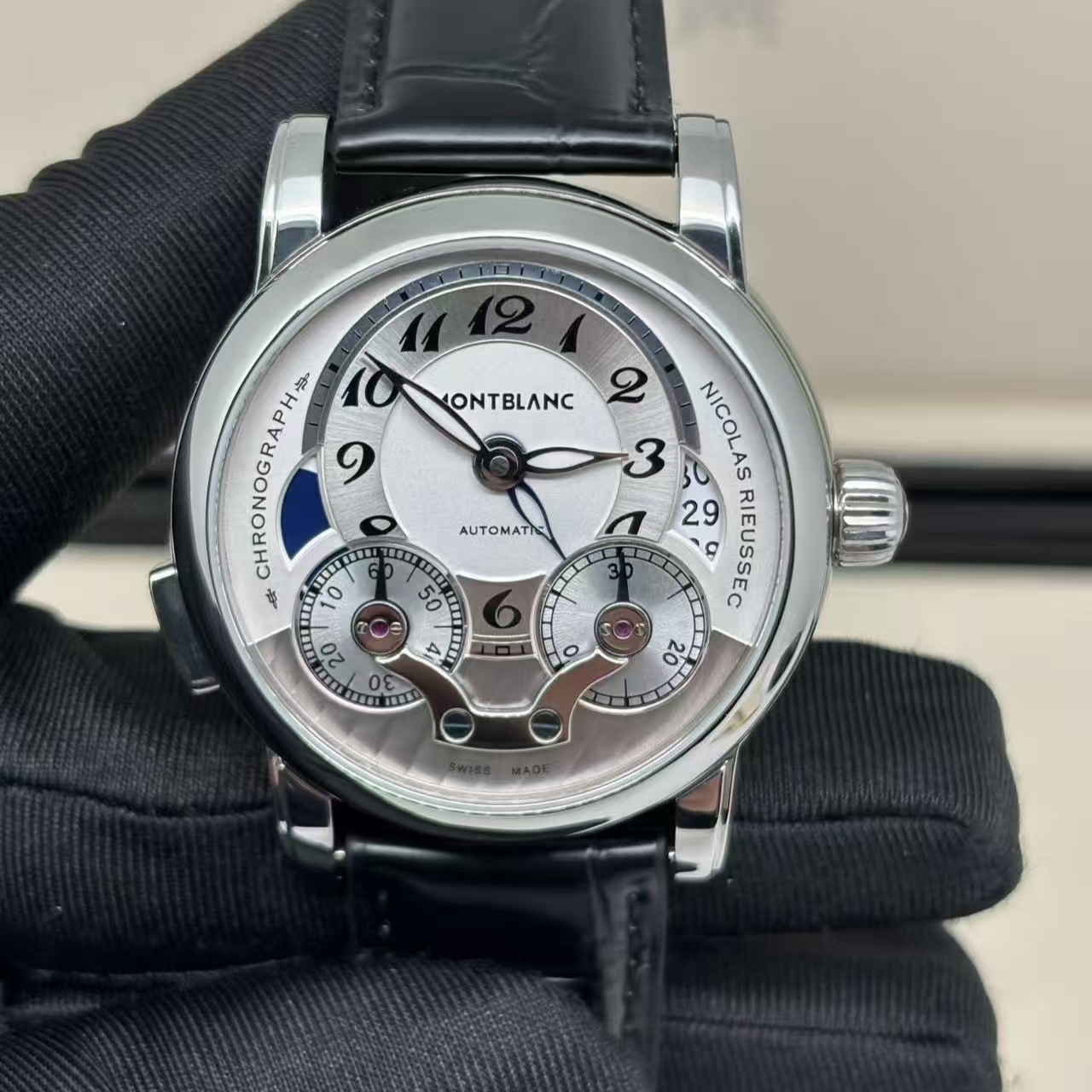 95新 Montblanc/万宝龙 尼古拉斯凯世系列/自动/表径43mm