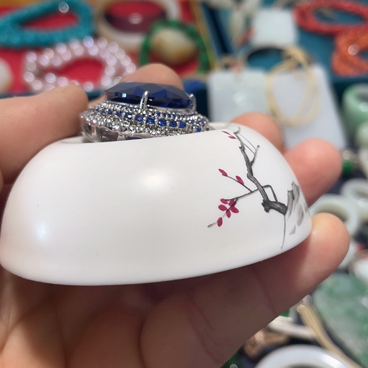 简*爱青花手绘小主人杯子